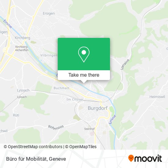 Büro für Mobilität map