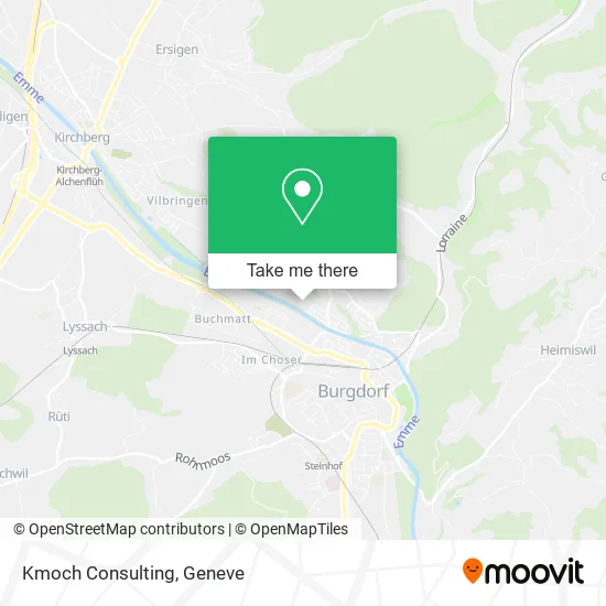 Kmoch Consulting map