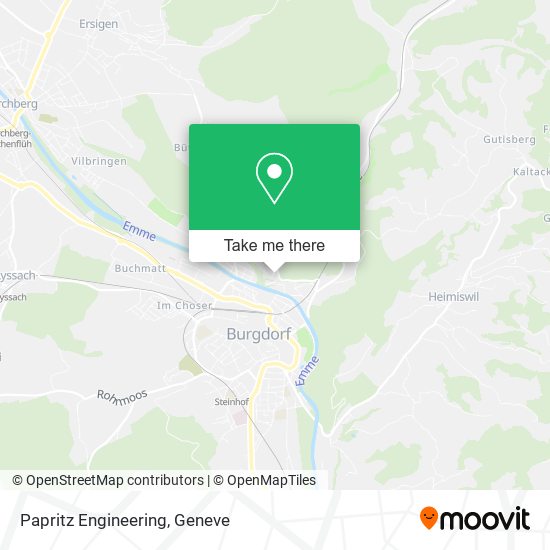 Papritz Engineering map