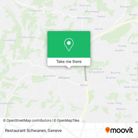 Restaurant Schwanen map