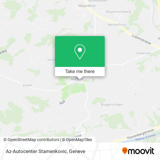 Az-Autocenter Stamenkovic map