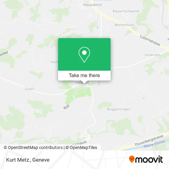 Kurt Metz. map