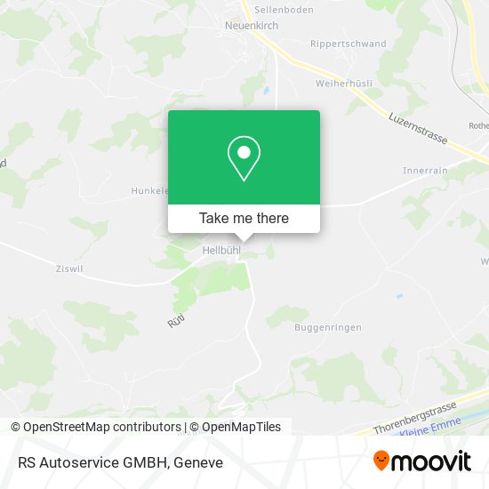 RS Autoservice GMBH map