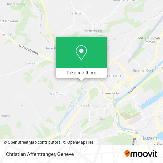 Christian Affentranger map
