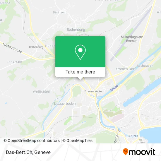 Das-Bett.Ch map