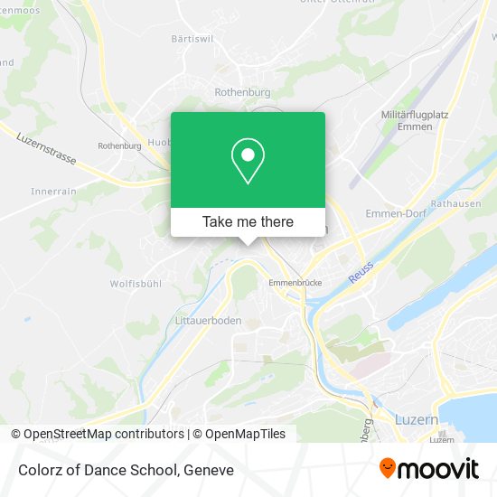 Colorz of Dance School map