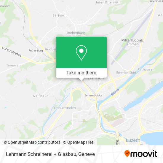 Lehmann Schreinerei + Glasbau map
