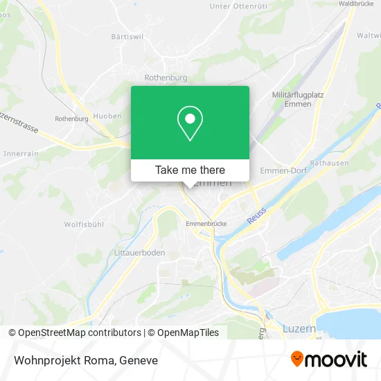 Wohnprojekt Roma map