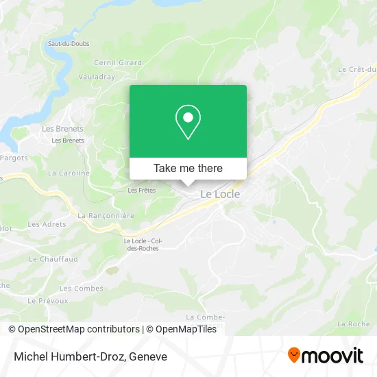 Michel Humbert-Droz map