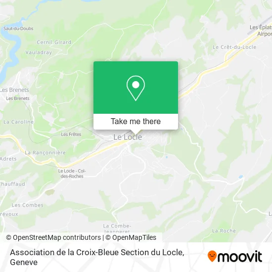 Association de la Croix-Bleue Section du Locle map