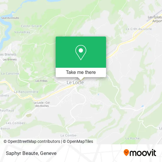 Saphyr Beaute map
