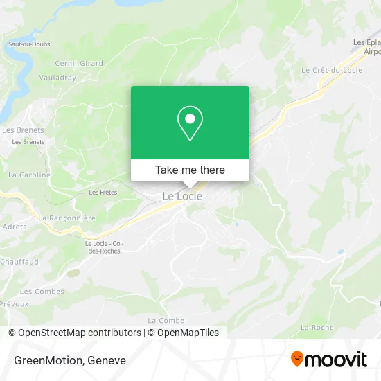 GreenMotion map