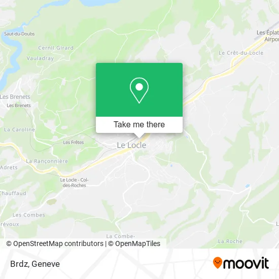 Brdz map