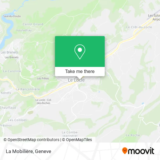 La Mobilière map