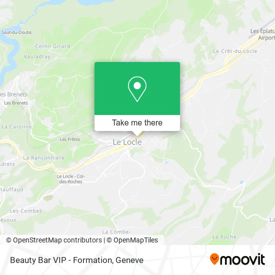 Beauty Bar VIP - Formation map