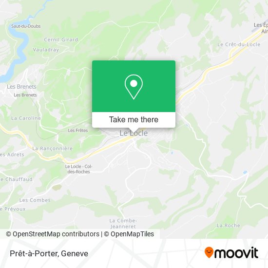 Prêt-à-Porter map