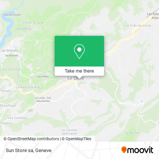Sun Store sa map