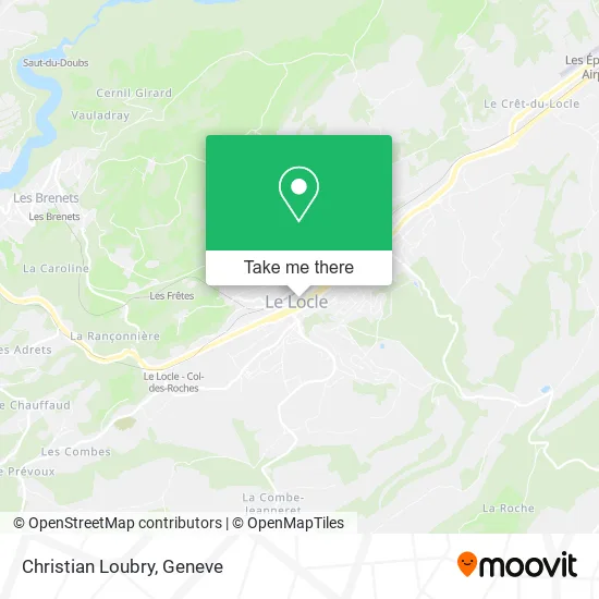 Christian Loubry map