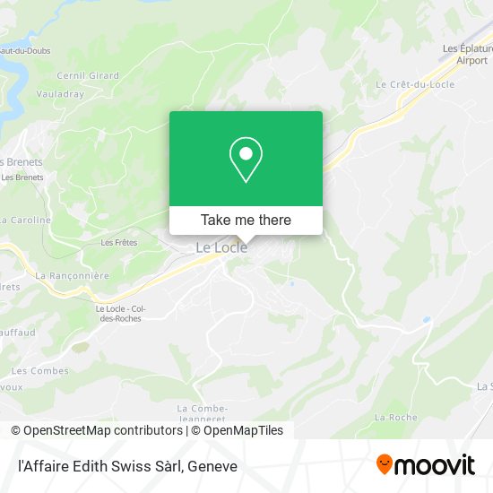 l'Affaire Edith Swiss Sàrl map