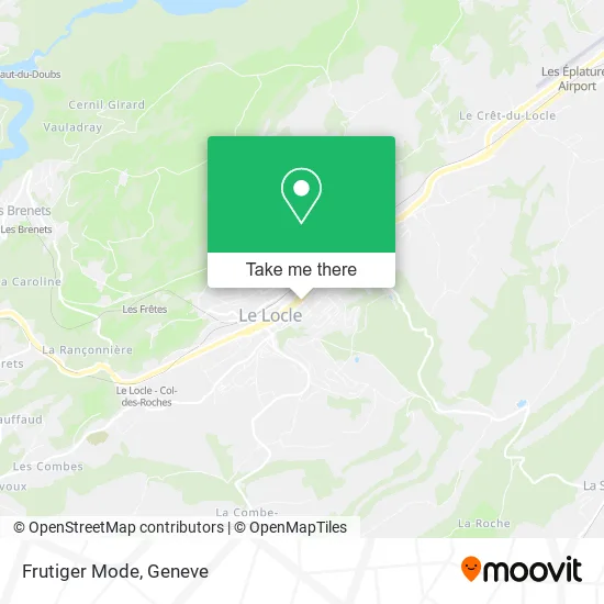 Frutiger Mode map