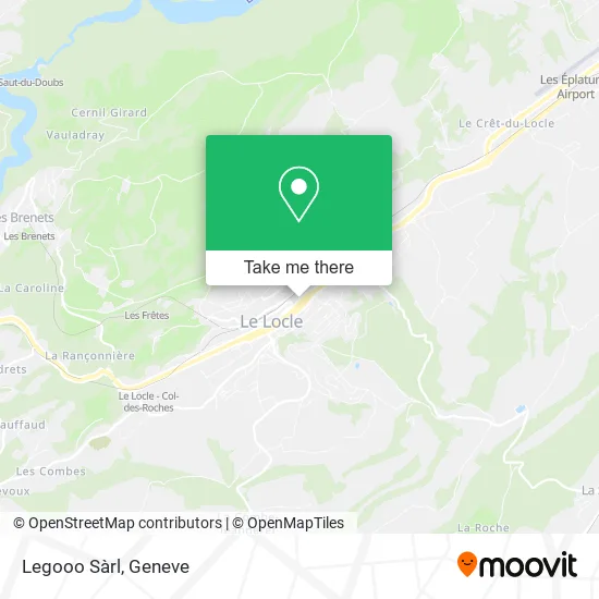 Legooo Sàrl map
