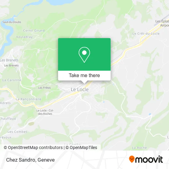 Chez Sandro map
