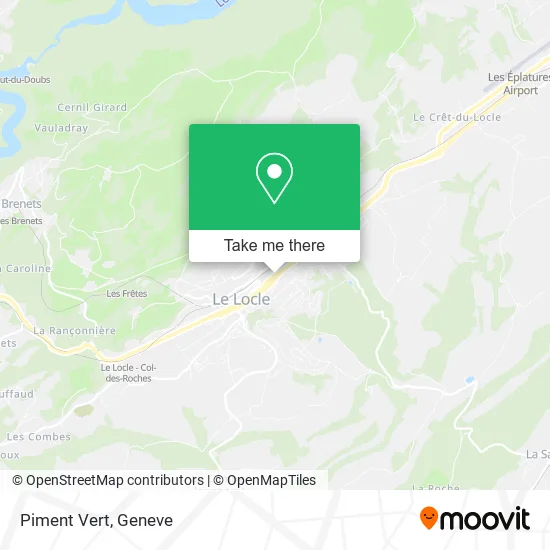 Piment Vert map