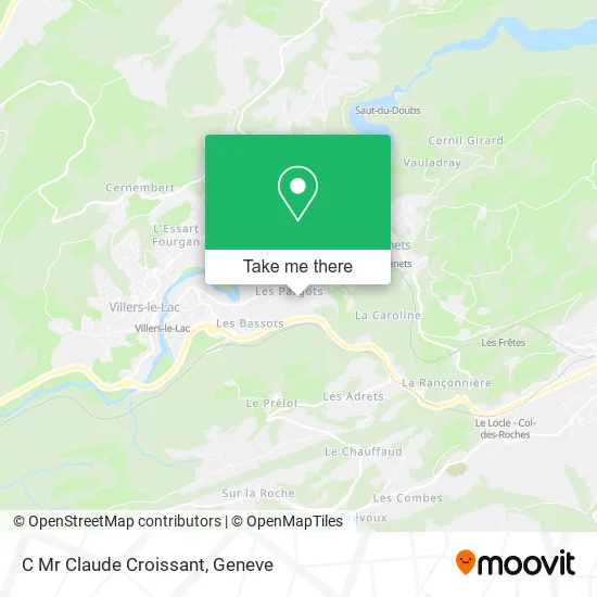 C Mr Claude Croissant map