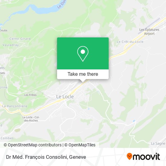 Dr Méd. François Consolini map