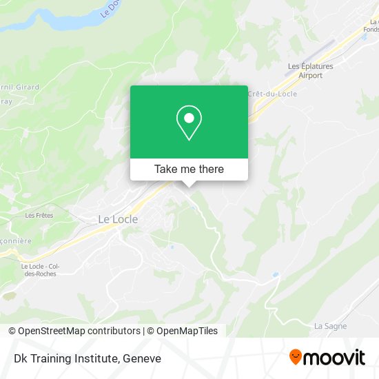 Dk Training Institute map