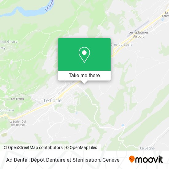 Ad Dental, Dépôt Dentaire et Stérilisation map