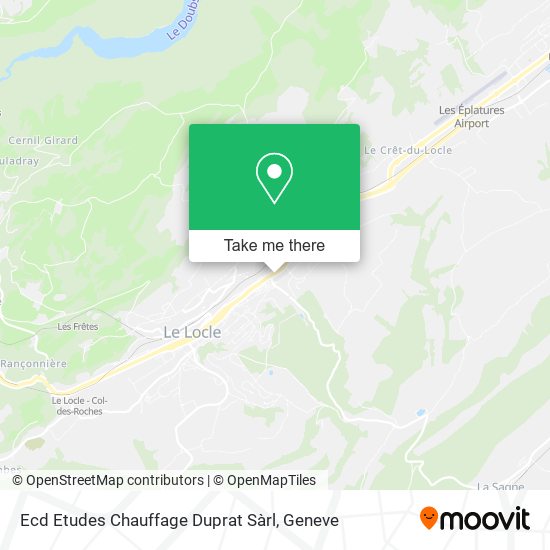 Ecd Etudes Chauffage Duprat Sàrl map