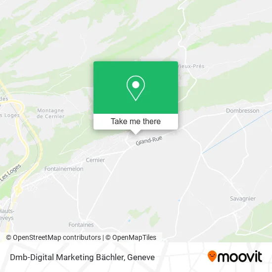Dmb-Digital Marketing Bächler map