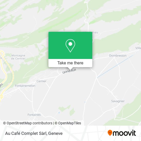 Au Café Complet Sàrl map