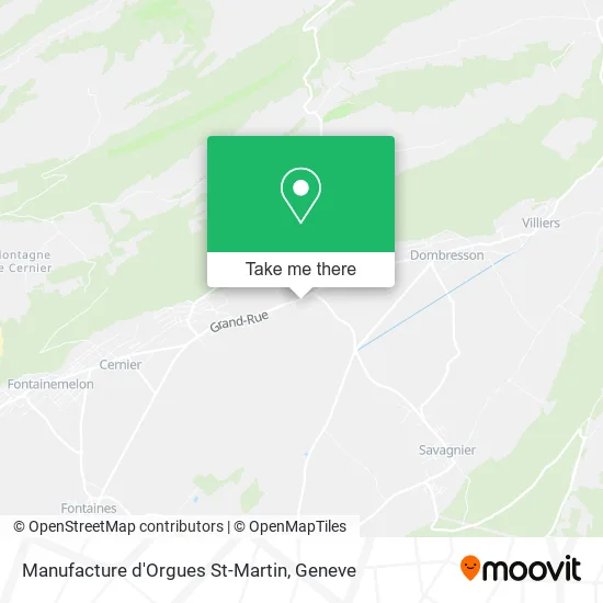 Manufacture d'Orgues St-Martin map