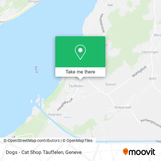 Dogs - Cat Shop Täuffelen map