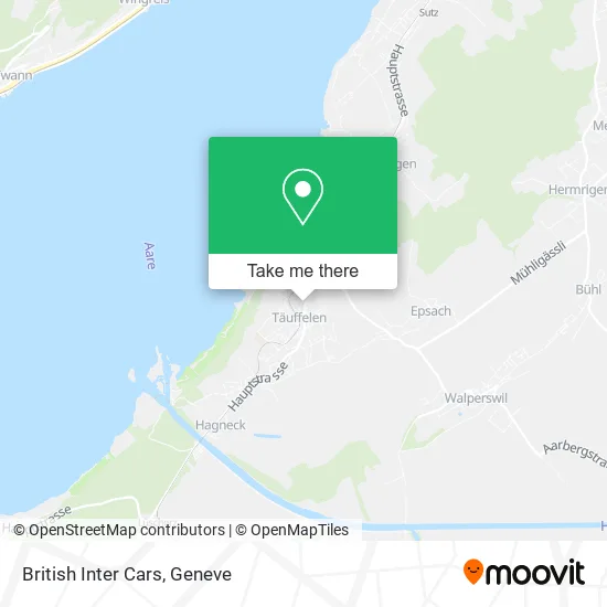 British Inter Cars map