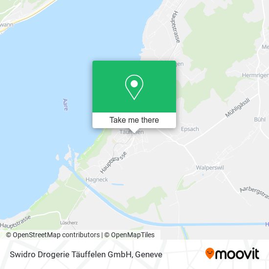 Swidro Drogerie Täuffelen GmbH map