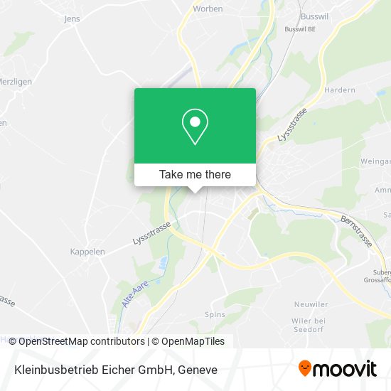 Kleinbusbetrieb Eicher GmbH map