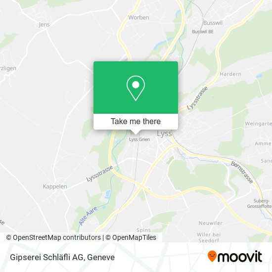 Gipserei Schläfli AG map