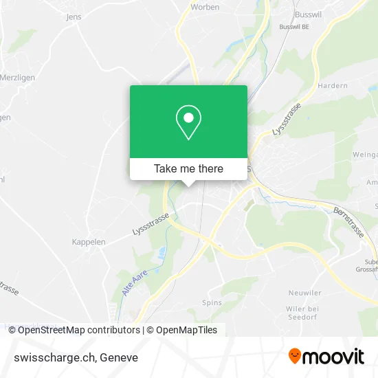 swisscharge.ch map