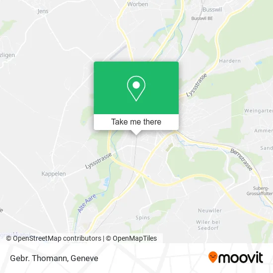 Gebr. Thomann map