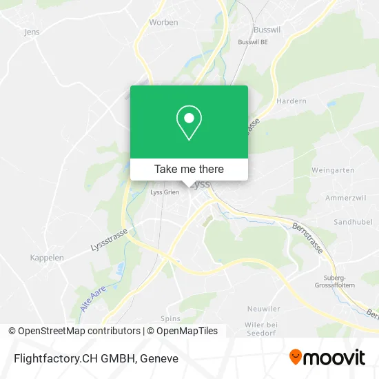 Flightfactory.CH GMBH map