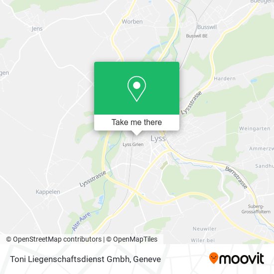 Toni Liegenschaftsdienst Gmbh map