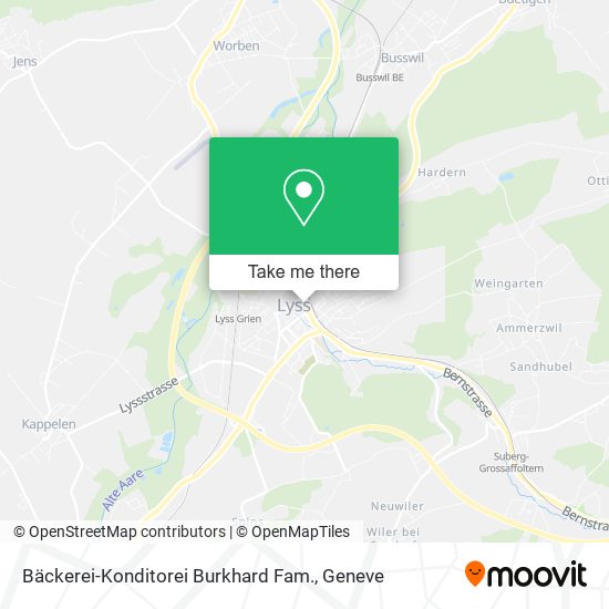 Bäckerei-Konditorei Burkhard Fam. map
