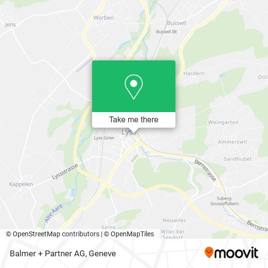 Balmer + Partner AG map
