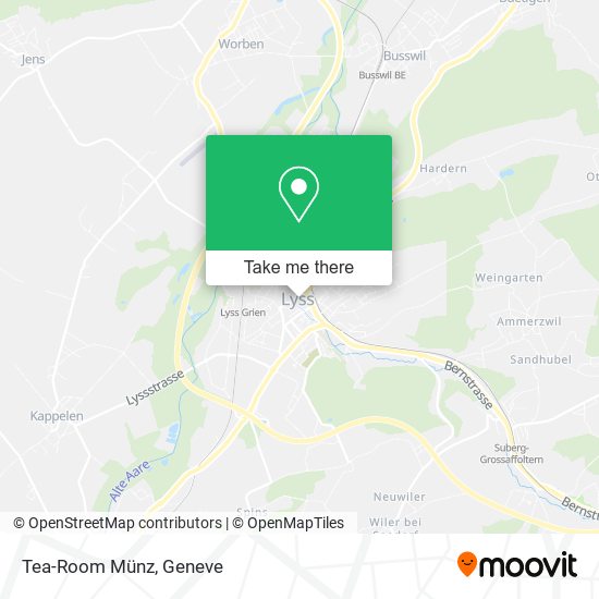 Tea-Room Münz map