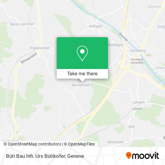 Büti Bau Inh. Urs Bütikofer map