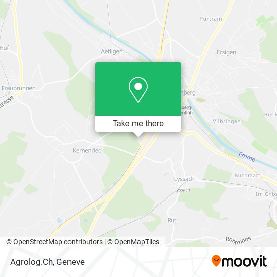 Agrolog.Ch map