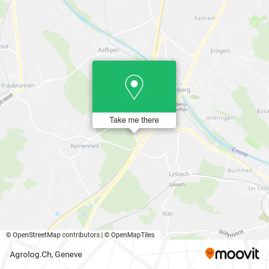 Agrolog.Ch map